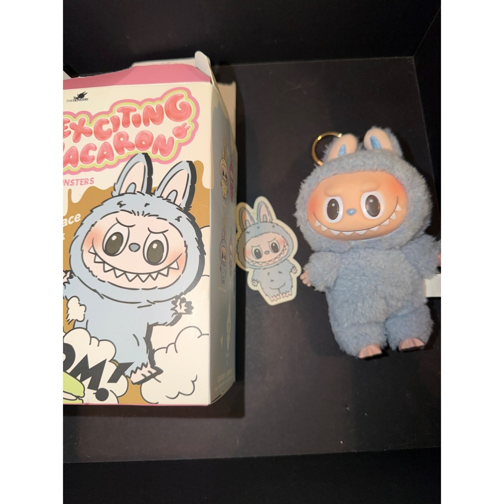 Pop Mart Labubu The Monsters Exciting Macaron Sea Salt Coconut Plush Pendant